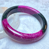 恩如玉珠宝天然红绿宝强光感满色肉南红舒俱来绿松油画系手镯手串