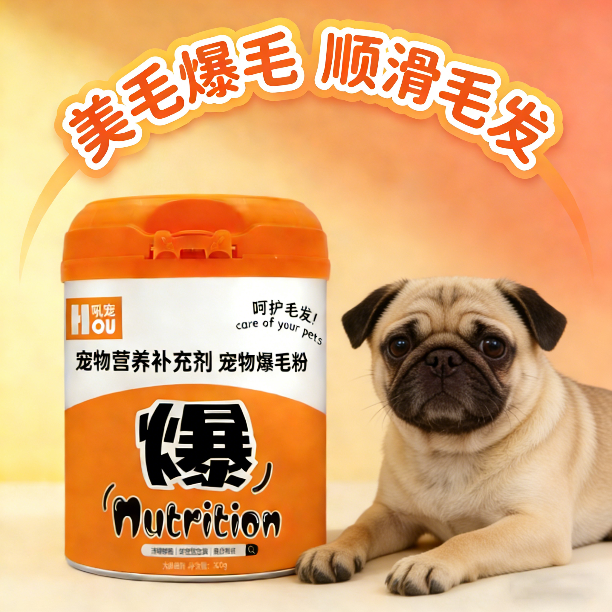 狗狗专用爆毛粉海藻粉毛发幼犬黑鼻头不掉毛小狗营养品快速长毛,宠物/宠物食品及用品,狗卵磷脂/鱼油/海藻粉,淘宝优惠券,粉丝福利购,淘宝优惠卷