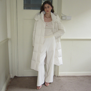 竹依依新款秋冬羽绒服女加厚中长款加厚简约修身高级感原创设计