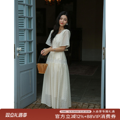 法式高腰气质收腰显瘦