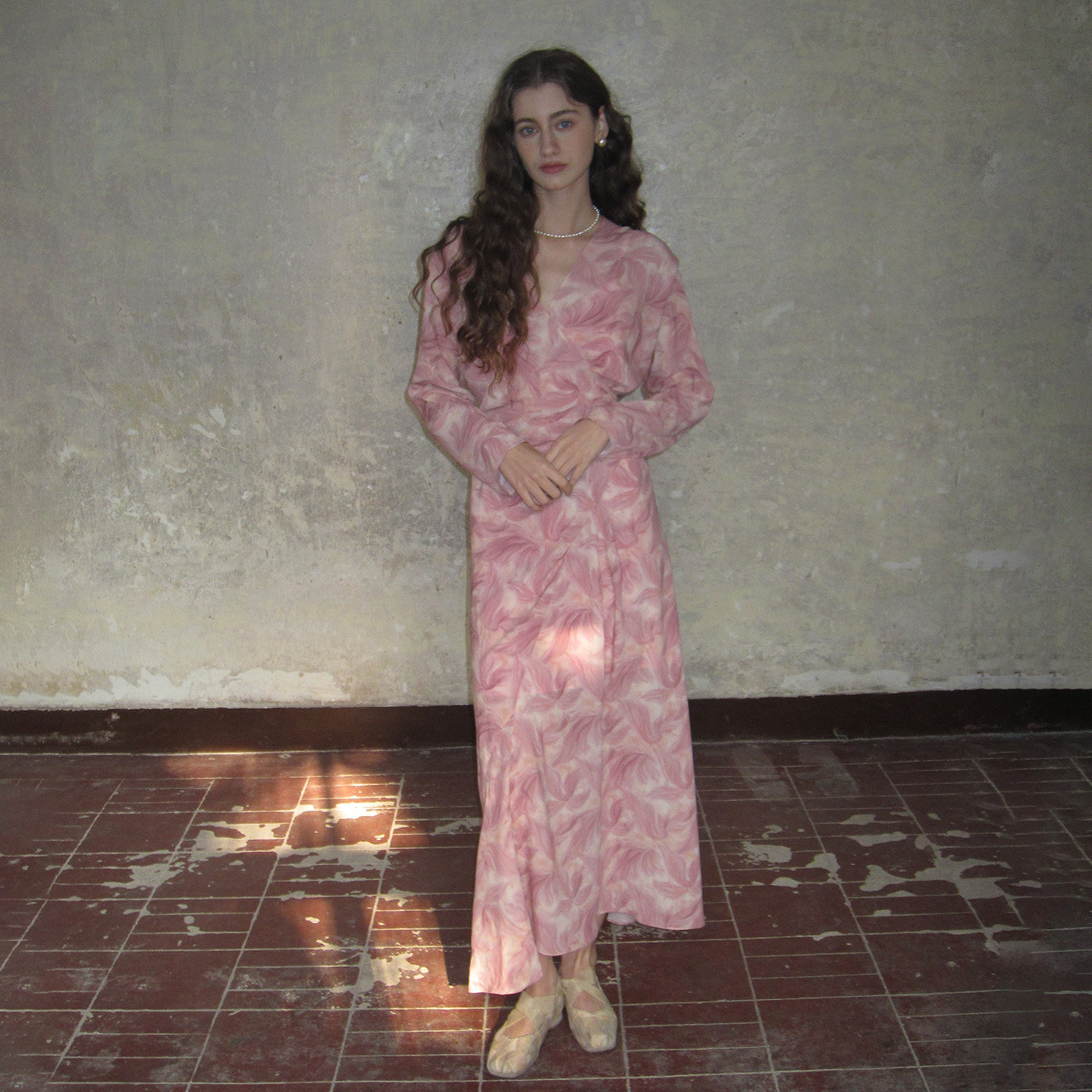 竹依依新款粉色秋冬连衣裙女设计感原创中长裙,女装/女士精品,连衣裙,淘宝优惠券,粉丝福利购,淘宝优惠卷