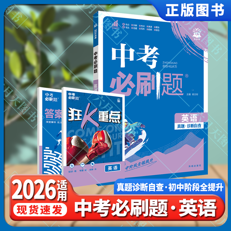 中考必刷题英语真题诊断自查版