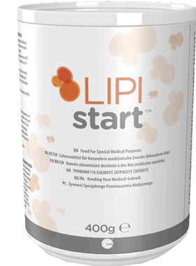 荷兰直邮 LIPI start高MCT,低LCT适合脂肪吸收不良, 奶粉400g*4罐