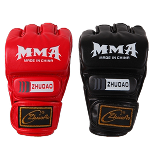 卓奥半指拳套加厚拳击手套半指成人散打搏击拳套打沙袋专业训练