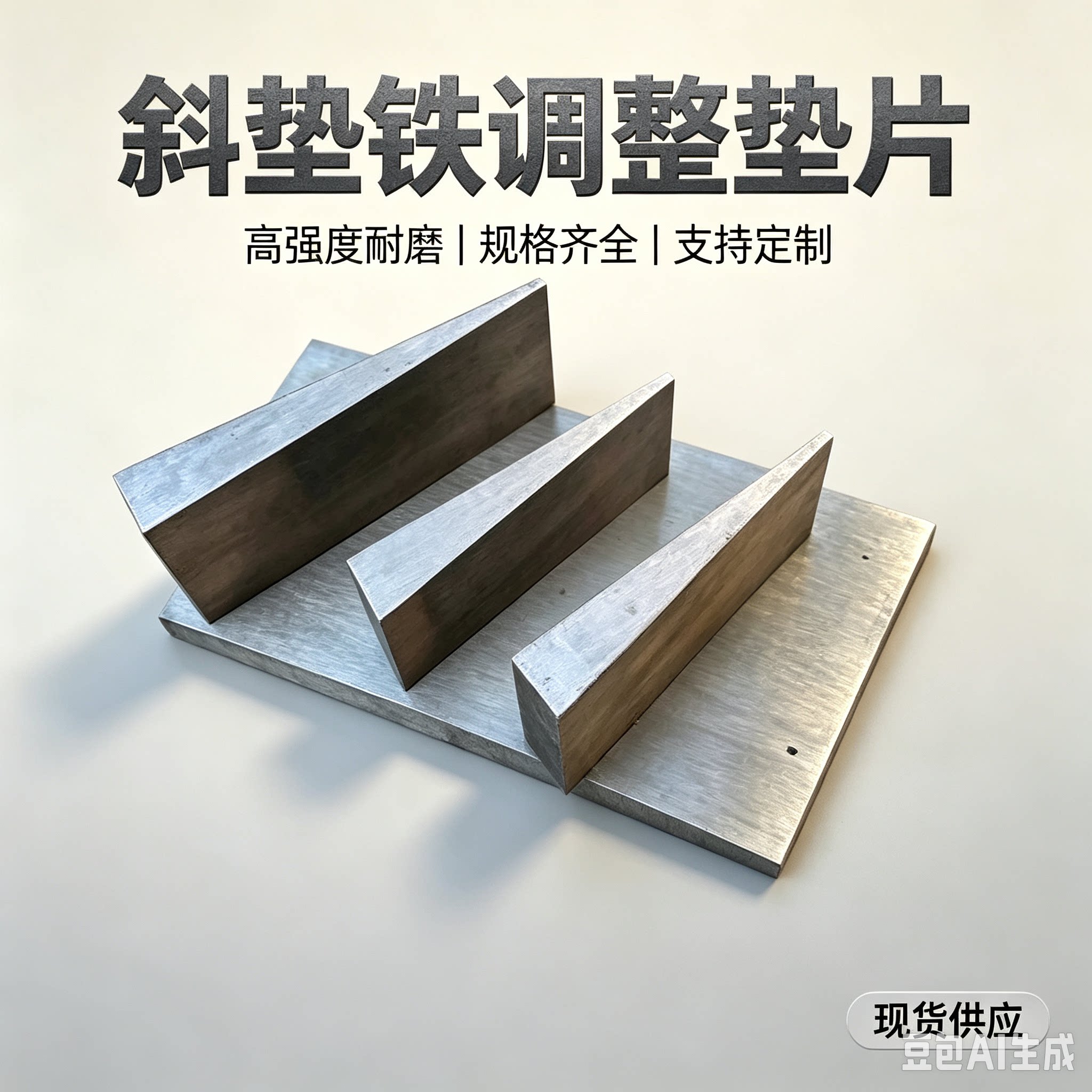 斜垫铁斜铁Q235钢制楔铁垫铁图片