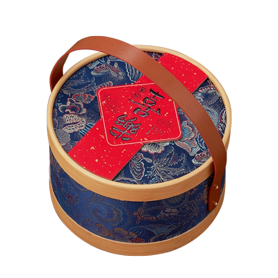 月饼包装盒礼盒8粒圆形纸罐