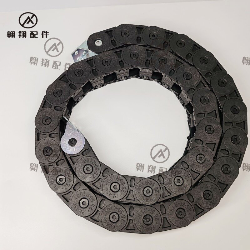 电脑横机坦克链条单双系统带机头坦克链塑料尼龙拖链