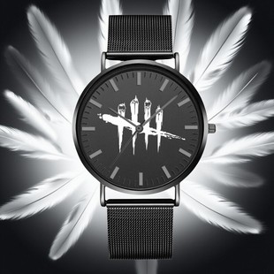 黎明杀机疯狂的火花DLC石英表简约超薄手表男钢带学生防水机械表