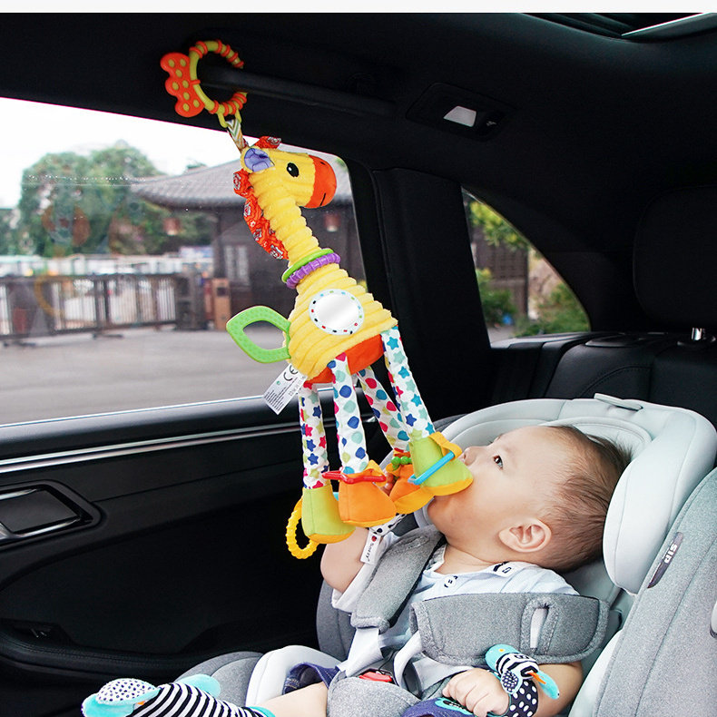 婴儿车载后排挂件新生儿推车挂件宝宝风铃安全座椅安抚床摇铃挂铃