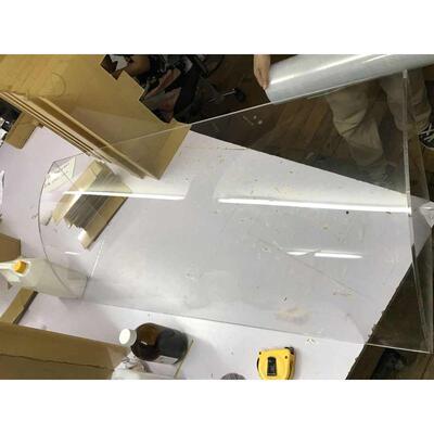 定制透明亚克力弧形异形防护罩有机玻璃PMMA圆弧热弯展示防尘罩