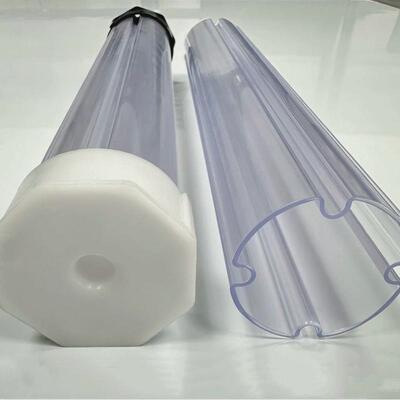 厂家定制pvc透明硬质包装管pvc挤塑异型管多功能pvc透明包管装