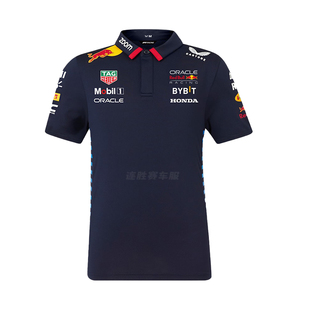 短袖 翻领POLO衫 F1赛车服红牛车队夏季 2024新款 维斯塔潘衣服男定制