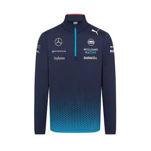 2024新品威廉姆斯车队F1赛车服立领卫衣男秋冬款长袖外套定制衣服