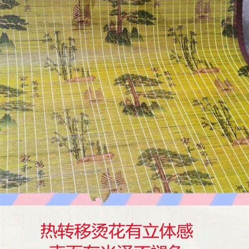 新款夏季竹门帘加网纱通风防蚊防蝇透气防晒挂帘竹门帘外新品