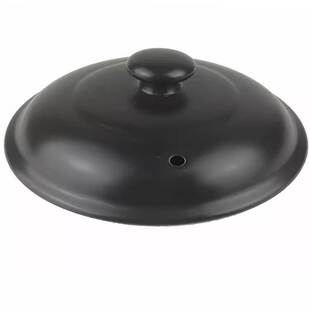 砂锅盖子单盖陶瓷通用配件黑白彩色汤煲盖电炖锅中药壶紫