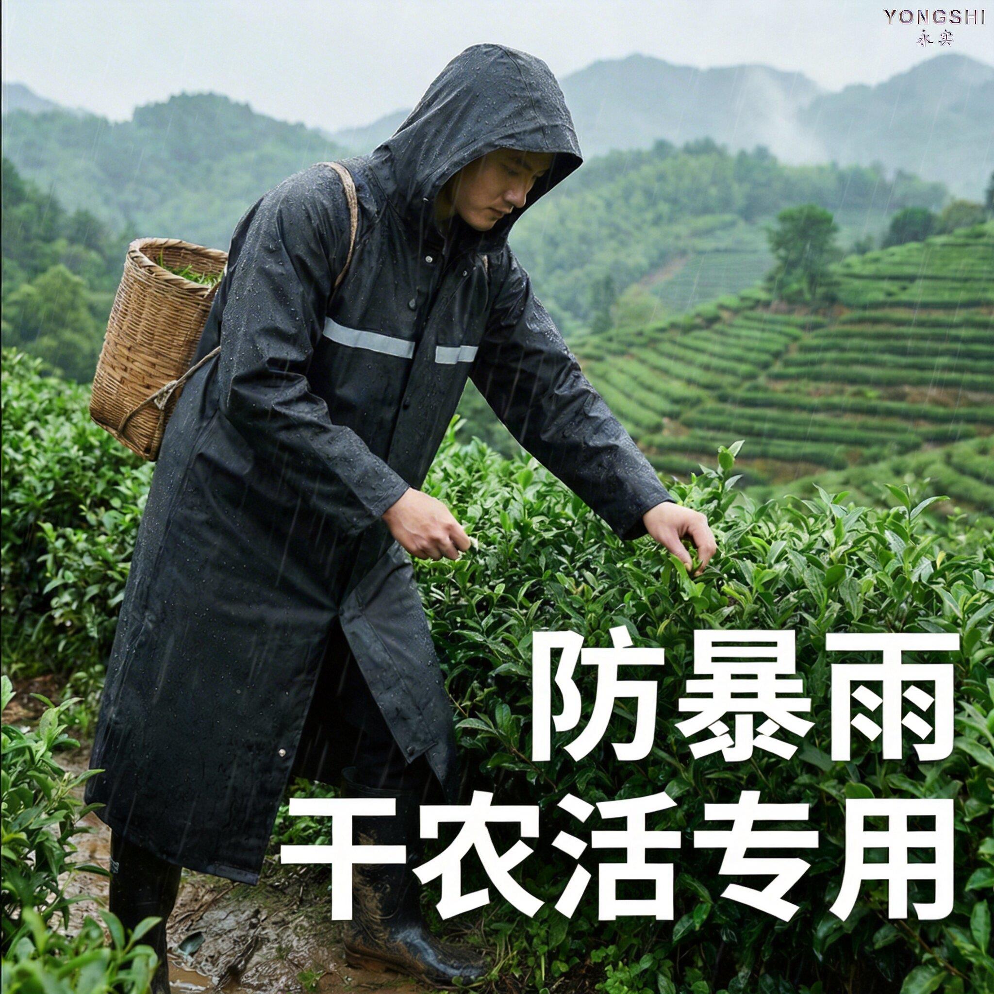 雨衣长款全身防暴雨一体式农名干活耐磨雨披男女款工地暴雨级雨披