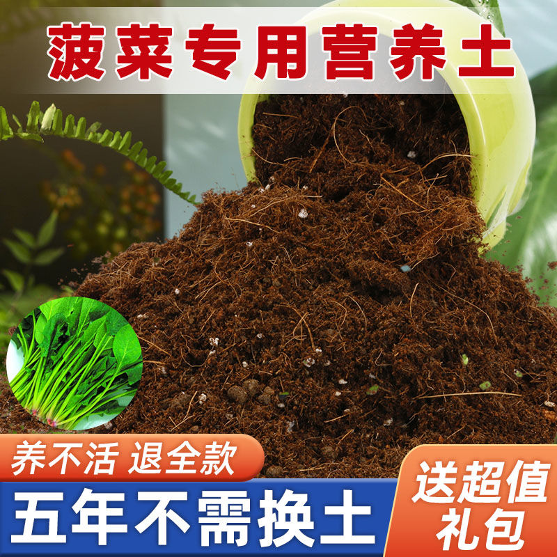 菠菜专用土家用盆栽营养土酸性沙质土壤蔬果种植土