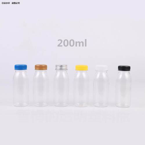 200ml250毫升加厚pet大口透明塑料瓶果汁饮料瓶一次性奶茶网红瓶