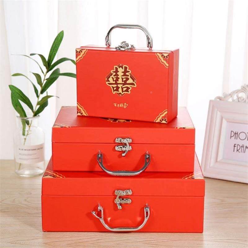 钱金袋钱箱礼a8792d聘订婚订婚金彩礼盒子盒下彩礼小20万礼首饰彩