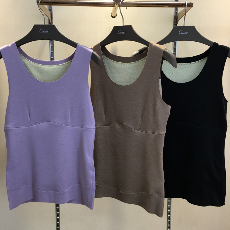 caser凯撒内衣女士磨绒蚕丝保暖