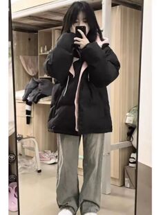 女童棉服外套秋冬款2025新款过年羽绒服大童洋气加厚短款时髦上衣