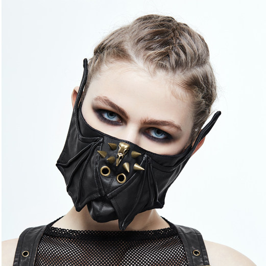 蒸汽朋克动漫舞台表演面罩骷髅蝙蝠侠吸血鬼口罩恐怖个性野战面具