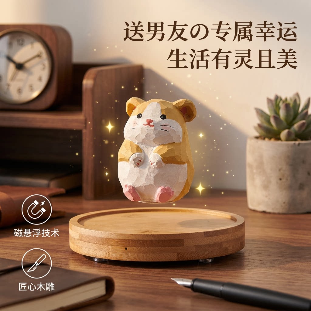 纯手工文创木雕女生生日礼物