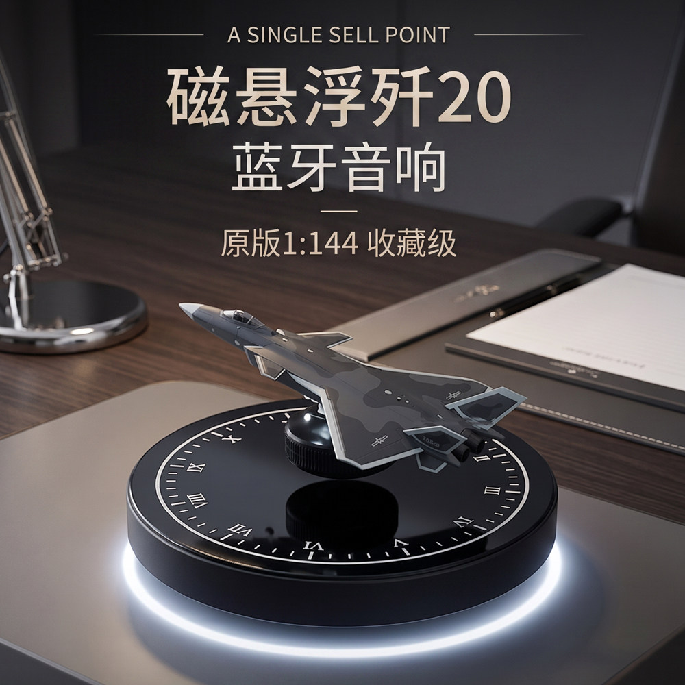 悬浮隐形战斗机歼20男朋友礼物