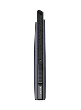 齐心 V01H/V01T 远见铝合金美工刀 黑刃/特氟龙 9mm 黑/深蓝