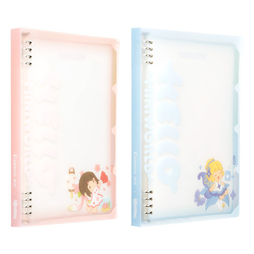 齐心 MWCP0051 花仙子不硌手活页本 8孔 B5 40张  配