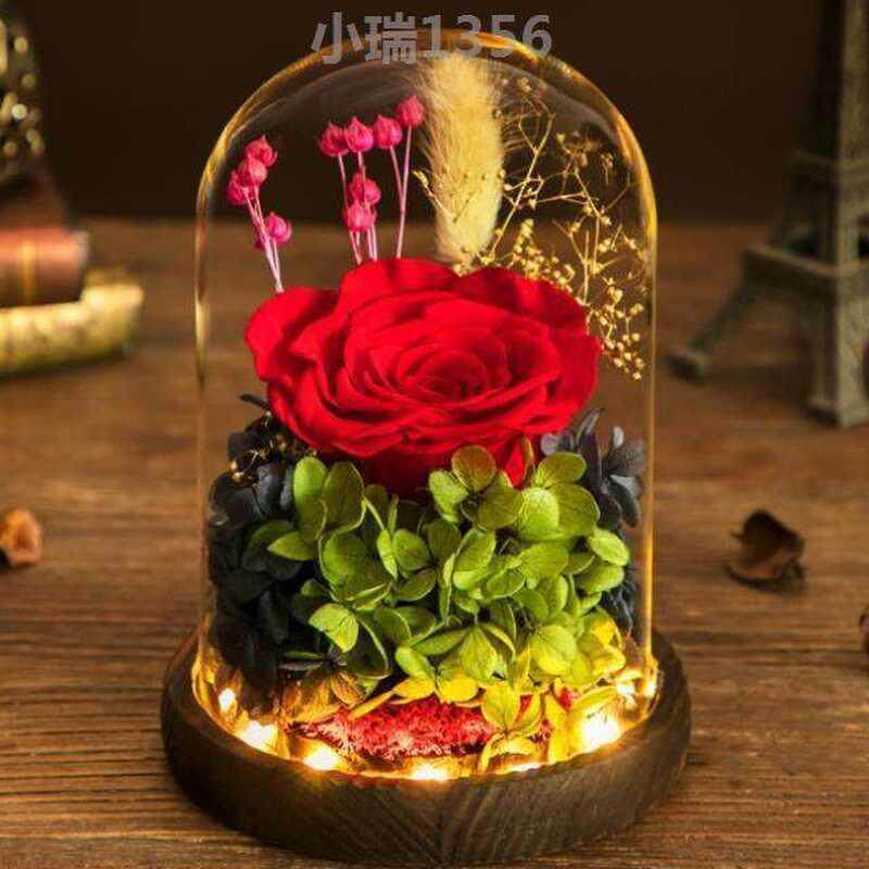 夏天送女友物粉玫瑰花2020送老婆漂亮装饰粉色客厅情人节礼物