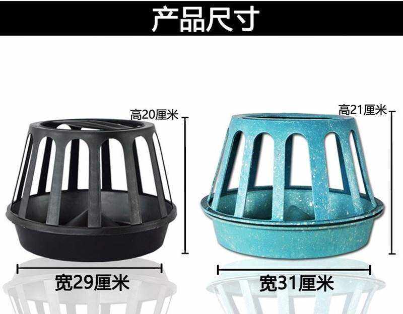 鸽子清粪机食槽饮水器养鸡鸭鹅用加大饲料槽喂鸡食盆饲料用品