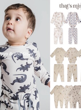 75折25秋冬正品Thatsmine宝宝婴儿长袖包屁衣打底裤连体衣