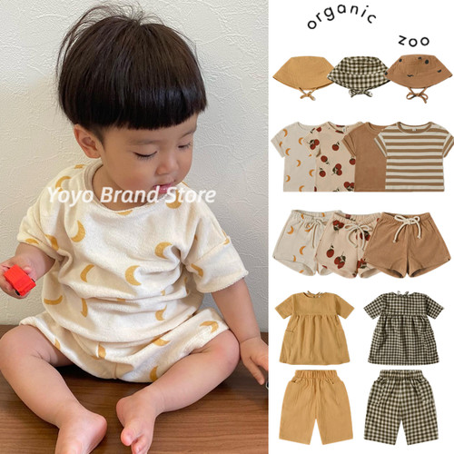 正品Organiczoo宝宝短袖包屁衣