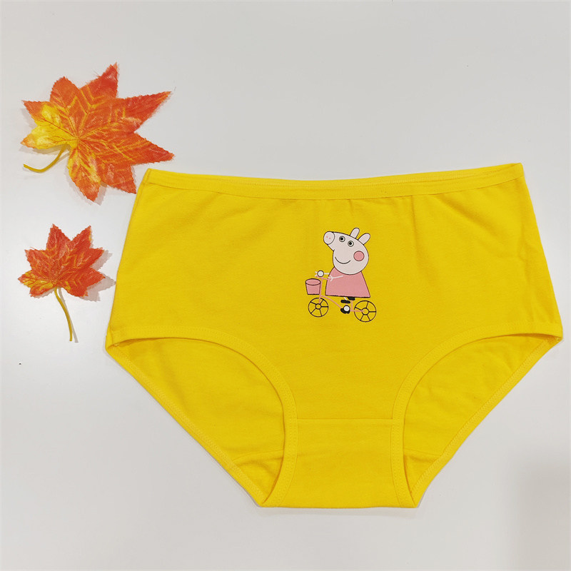 儿童卡通内裤纯棉少女三角学生低腰可爱本命年生日礼物俏皮黄裤衩,童装/婴儿装/亲子装,内裤,淘宝优惠券,粉丝福利购,淘宝优惠卷