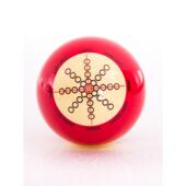 台球训练母球单个白球水晶球头标准大号中式 黑八训练球台球斯洛克