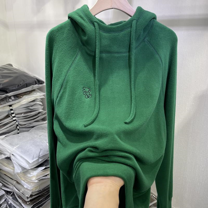 微胖mm300斤双面德绒打底衫卫衣