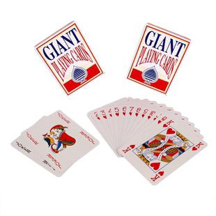 结婚接亲整蛊新伴郎团特大号扑克耍大牌道具创意个性巨型超大纸牌