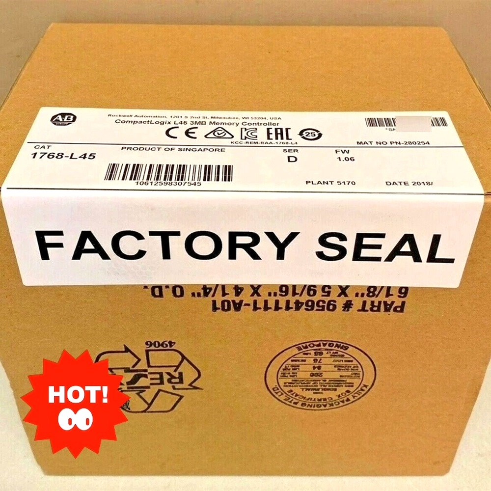罗克韦尔 AB 1768-L45 PLC控制模块原装 议价