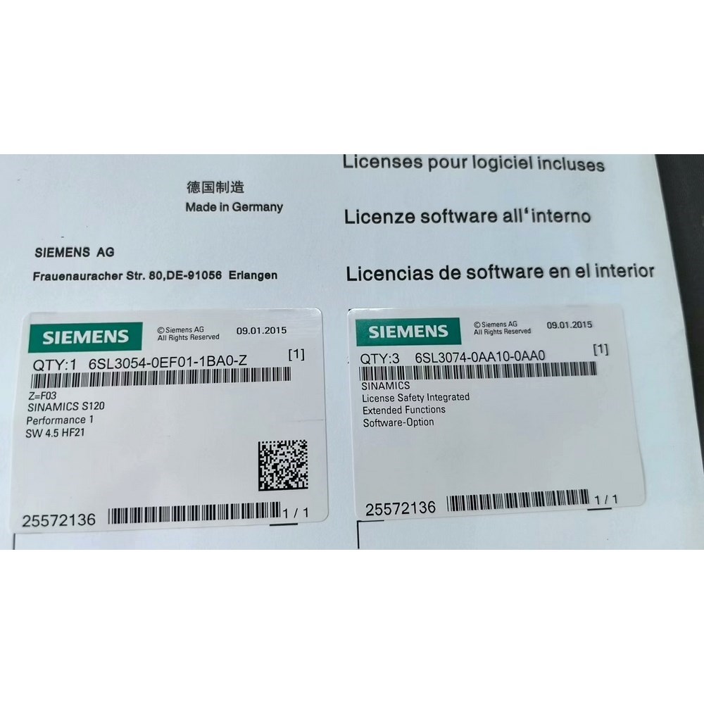 6SL3054-0EF01-1BA0-Z F03原装 议价