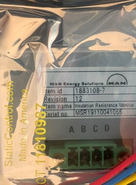 Man绝缘电阻监测仪1883108-7修订版 议价