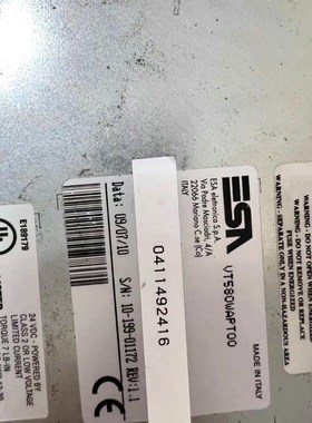 ESA意萨触摸屏VT580WAPT00现货功能包好邮 议价