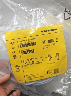 图尔克 BCE10-QF5.5-AN6X2图尔克电容式接近 议价