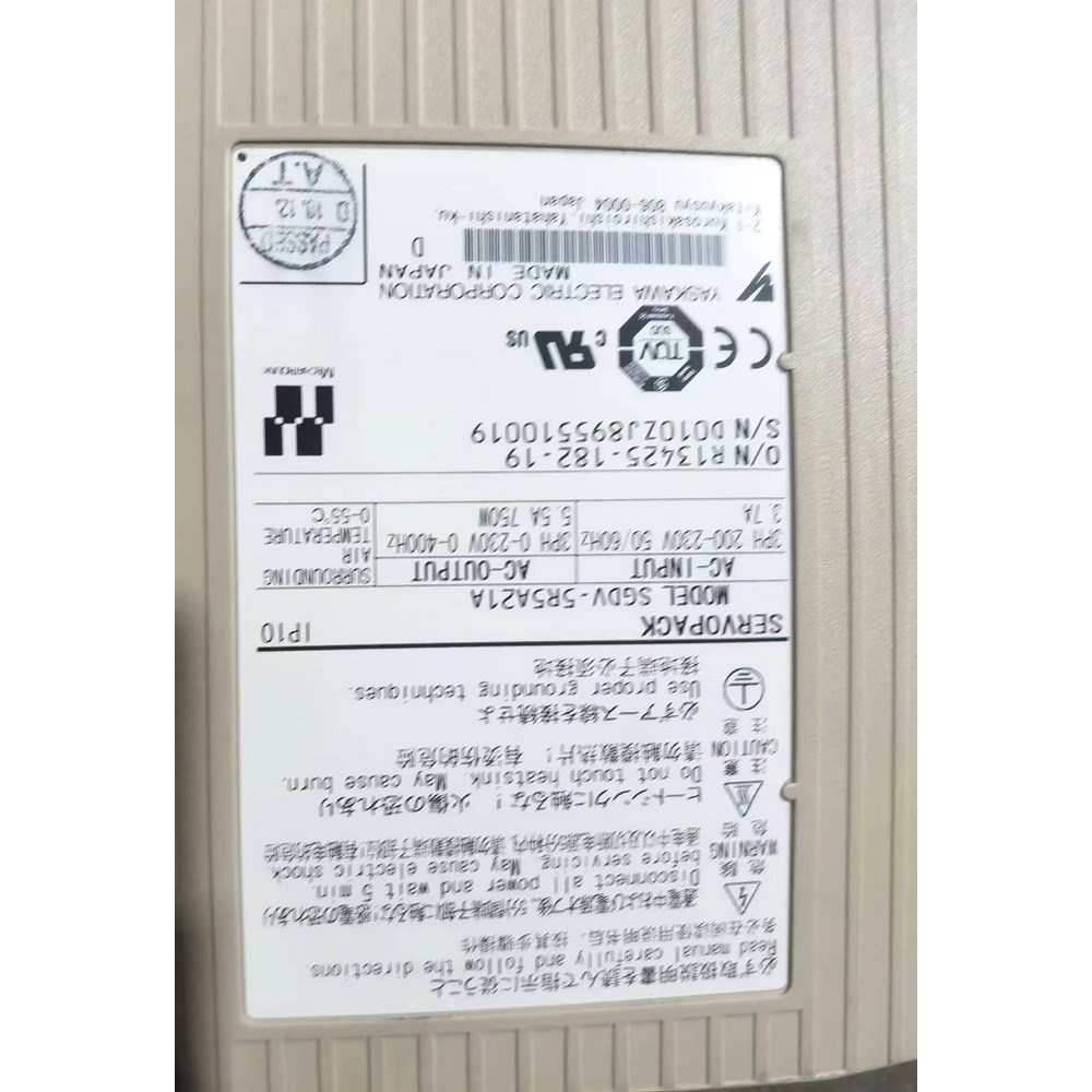 SGDV-5R5A21A安川伺服驱动器成色漂亮功能包 议价