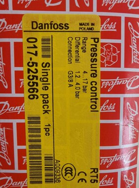 RT5 4~17bar丹佛斯压力控制器 G38接口 议价