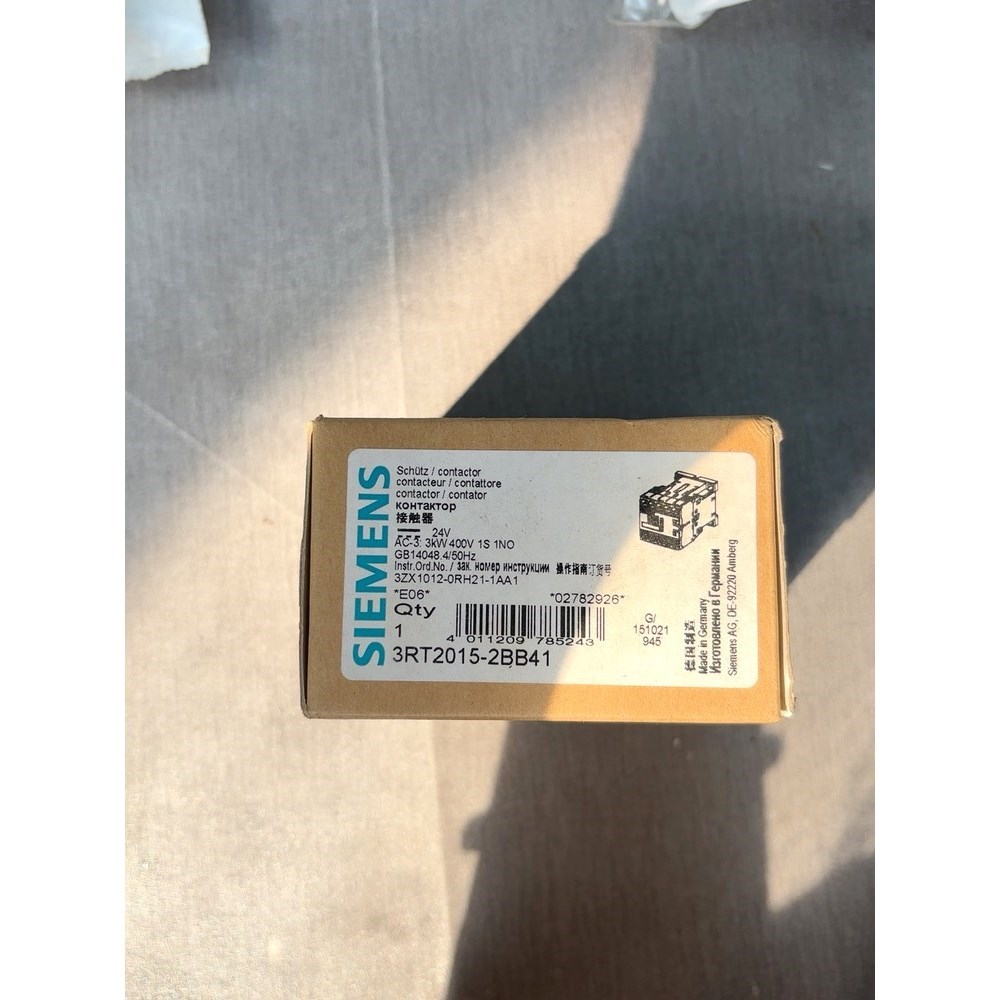 接触器3RT2015-2BB41 原装 议价