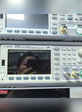 安捷伦33522A双通道函数信号发生器 30MHz 功能完好 议价