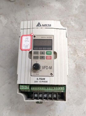 VFD007M21A变频器实物图少下盖功能测试完好 议价