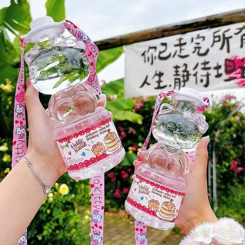 泰国进口Hellokitty矿泉水620ml凯蒂猫kt饮用水桑三丽鸥纯净水