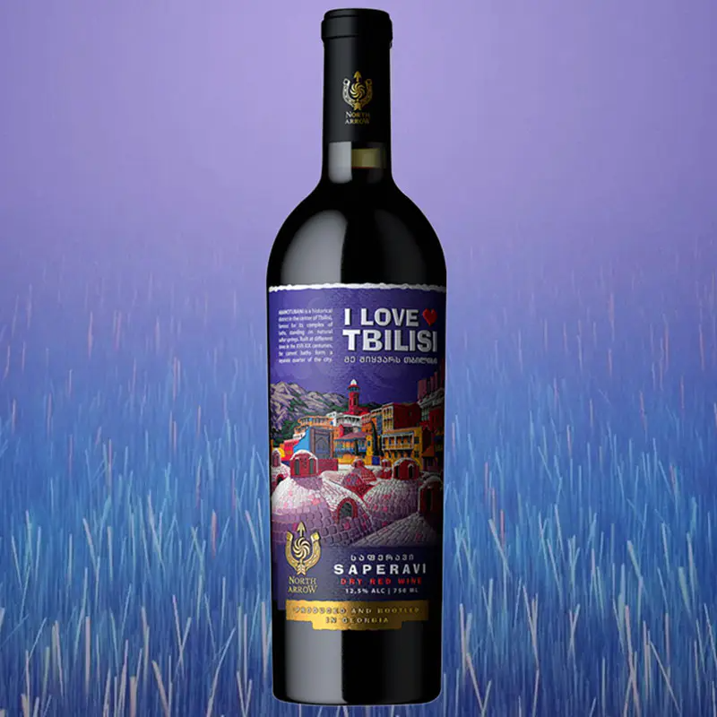 NORTH ARROW/北箭庄园我爱第比利斯系列萨佩拉维干红葡萄酒750ml